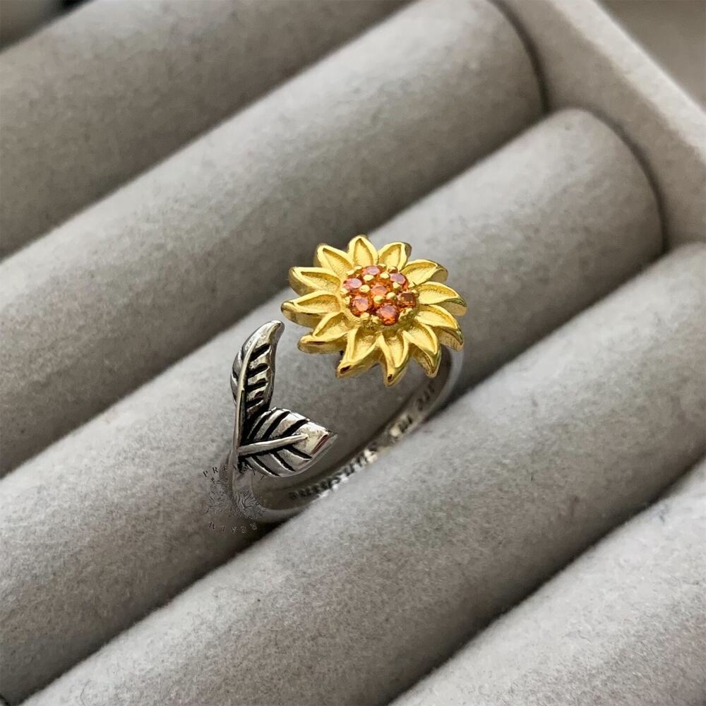 Fidget Ring, Anxiety Ring for Women, Spinner Ring, Y2K Ring, Adjustable Ring